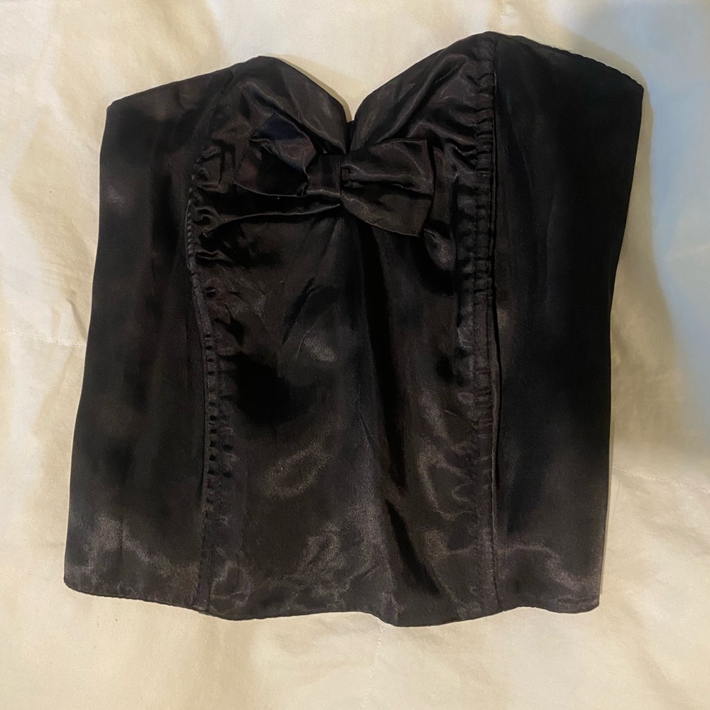 Satin corset